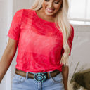  Nori Western Girls Mesh Top