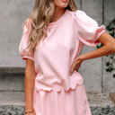  Nova Puff Sleeve Pearl Embellished Scallop Set