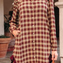  Novalee Mini Shirt Dress Long Sleeve Top