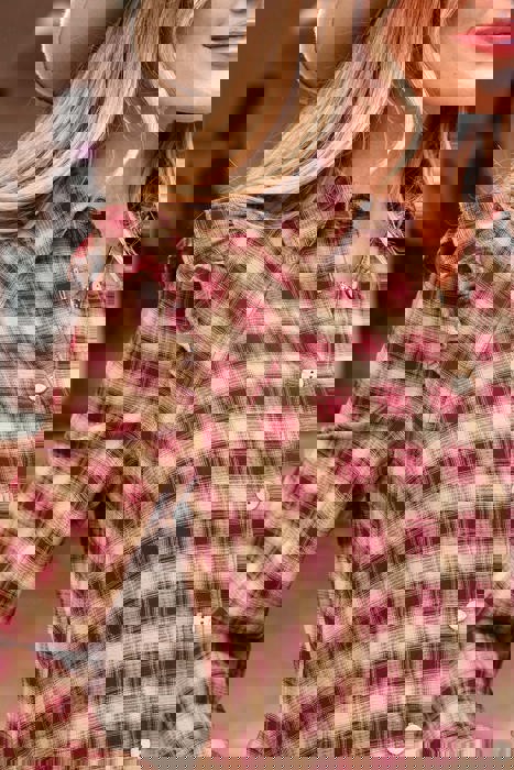 Novalee Mini Shirt Dress Long Sleeve Top