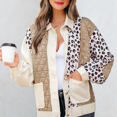Novaza Quilted Patchwork Front Jacket