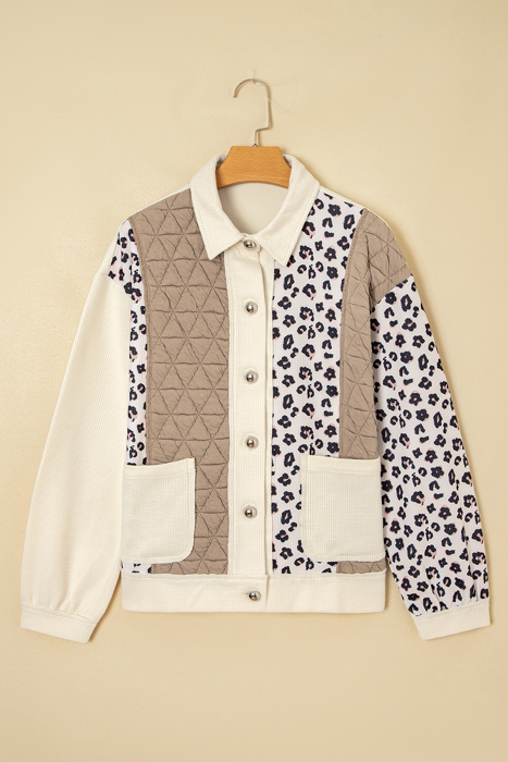 Novaza Quilted Patchwork Front Jacket
