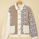  Novaza Quilted Patchwork Front Jacket