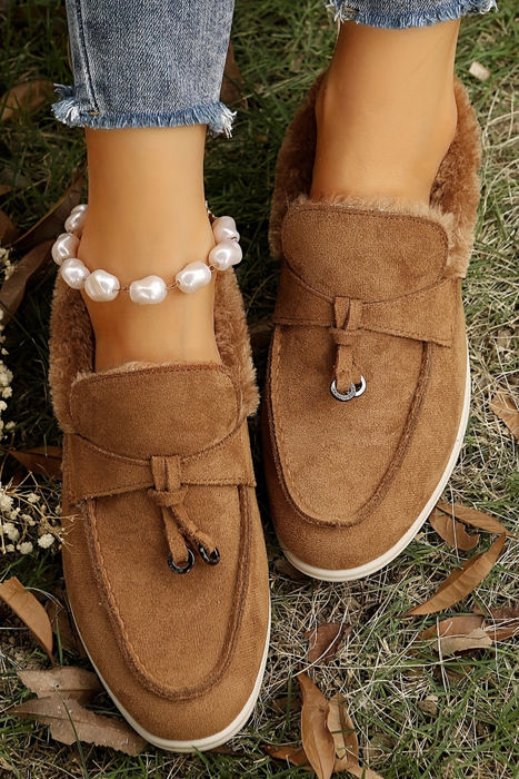 Nyla Furry Lined Slippers