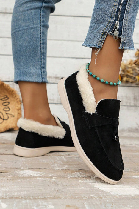 Nyla Furry Lined Slippers
