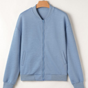  Nylah Stand Zipper Bomber Jacket