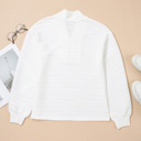  Nyomi Color Textured Zip Pullover