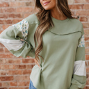  Oaklee Relaxed French Terry Top