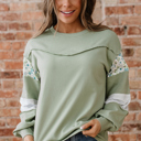  Oaklee Relaxed French Terry Top