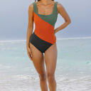  Oakleigh Padded Square Neck One Piece Swimsuit