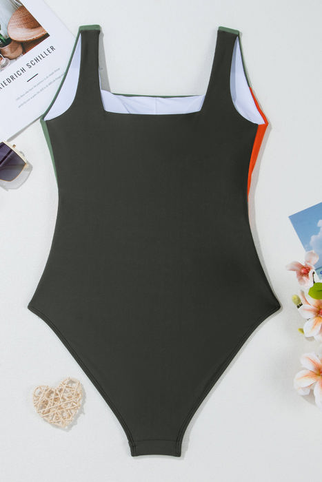 Oakleigh Padded Square Neck One Piece Swimsuit