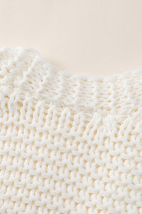 Oakley Shoulder Puff Sleeve Cardigan