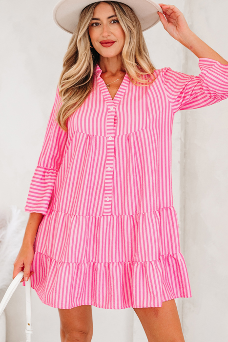 Oaklynn Tiered Flowy Mini Dress