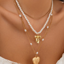  Ocean Pearl Beading Multilayer Necklace