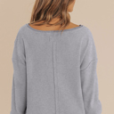  Octavia Drop Shoulder Solid Sweatshirt