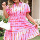 Rose XXXXL Octavia Plus Size Bow Tastic Dress