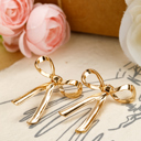  Olive Plated alloy Stud Earrings