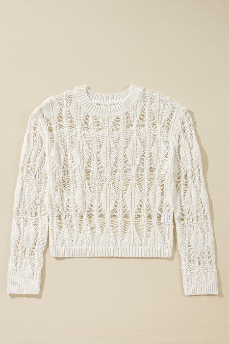 Olivia Crochet Loose Fit Sweater