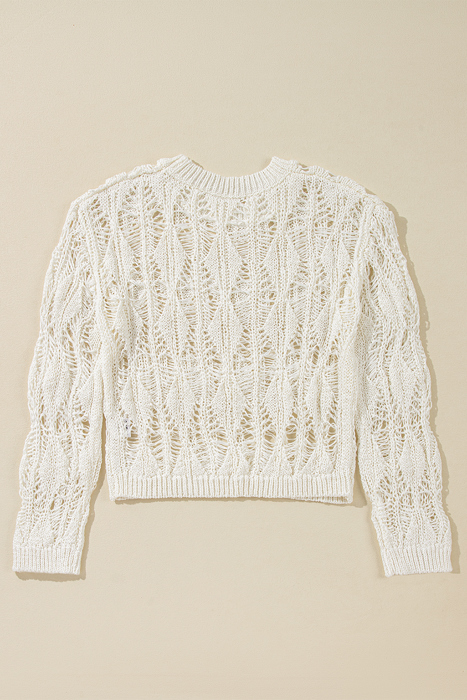 Olivia Crochet Loose Fit Sweater