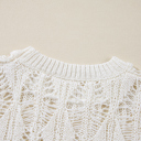  Olivia Crochet Loose Fit Sweater