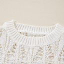  Olivia Crochet Loose Fit Sweater