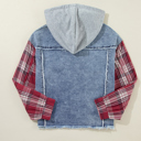  Olivia Hooded Raw Hem Jacket