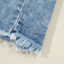  Olivia Hooded Raw Hem Jacket