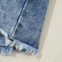  Olivia Hooded Raw Hem Jacket