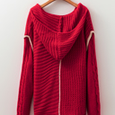  Olivia Knit Drawstring Hooded Sweater