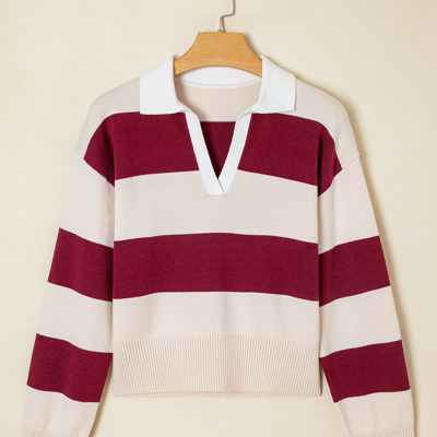 Olivia Knitted Polo Collar Sweater
