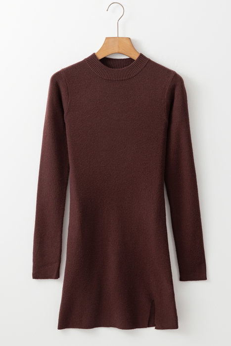 Olivia Mock Side Slit Sweater