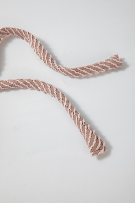 Olivia Patchwork Corded Drawstring Hoodie