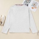  Olivia Patchwork Zipped Collar Pullover