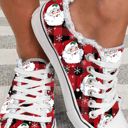  Olivia Print Flat Canvas Shoes