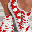  Olivia Print Flat Canvas Shoes