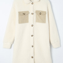  Olivia Single Breasted Teddy Coat