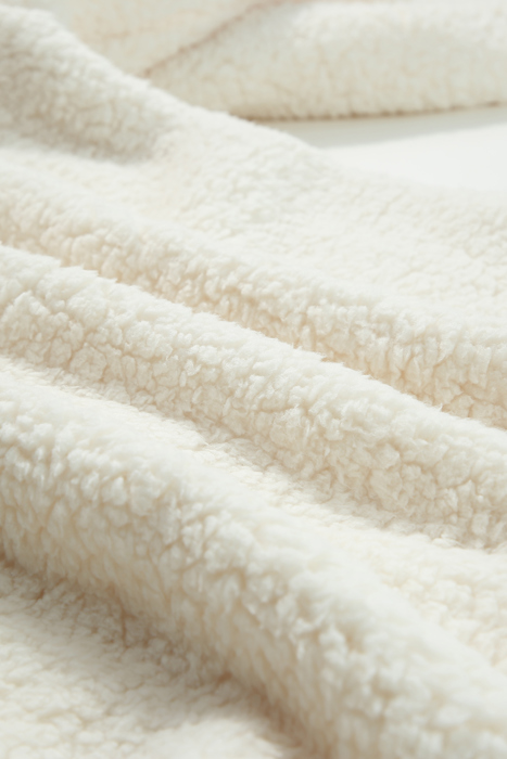 Olivia Single Breasted Teddy Coat