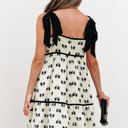  Pagie Bow Knot Shoulder Mini Dress