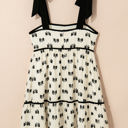  Pagie Bow Knot Shoulder Mini Dress