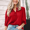  Paislee 3 4 Sleeve Blouse
