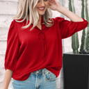  Paislee 3 4 Sleeve Blouse
