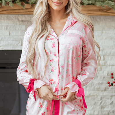 Paisley Tie 2pcs Pajama Set