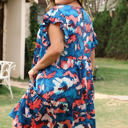  Palmer Plus Size Ruffled Short Sleeve Dress