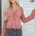  Paloma Detail Floral Lace Blouse