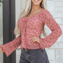  Paloma Detail Floral Lace Blouse