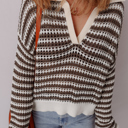  Paris Collared Pullover Chic Sweater