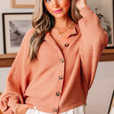  Parker Button Front Dolman Sleeve Sweater Cardigan