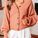  Parker Button Front Dolman Sleeve Sweater Cardigan