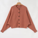  Parker Button Front Dolman Sleeve Sweater Cardigan
