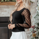  Paulina Ribbed Square Slim Top